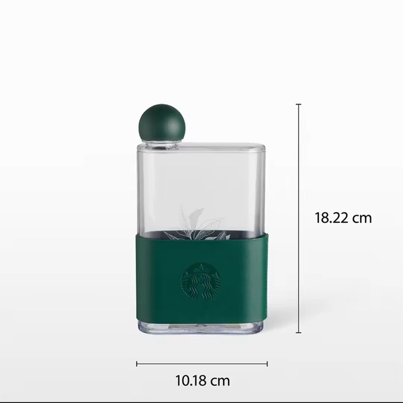 Starbucks Mint Coffee Leaf with Sleeve Water  Bottle 14oz 414ml - Picture 5 of 16